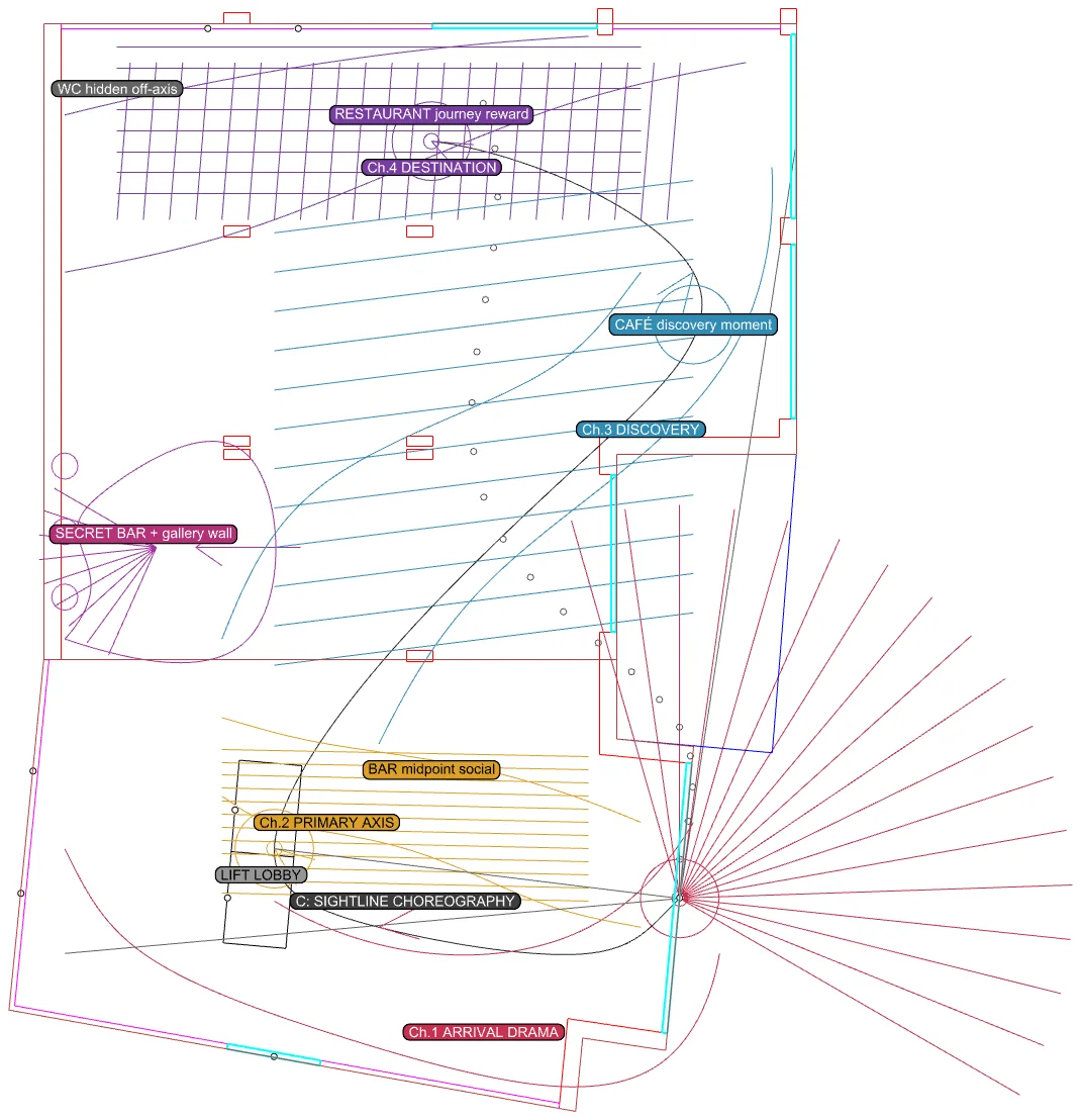 EmergentAI Sightline Choreography concept diagram