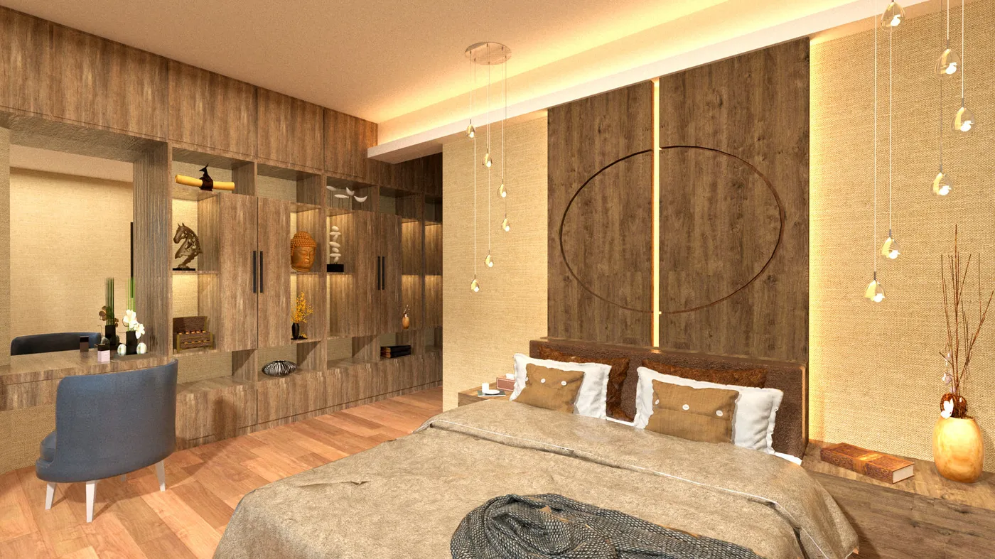 Lantern master bedroom